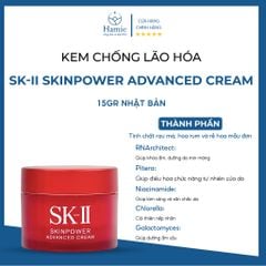 Kem Dưỡng Da SK-II Chống Lão Hóa Skinpower Advanced Cream 15gr Nhật Bản
