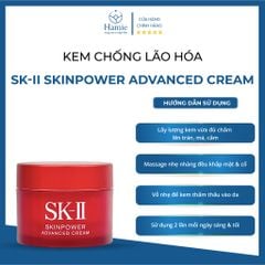 Kem Dưỡng Da SK-II Chống Lão Hóa Skinpower Advanced Cream 15gr Nhật Bản