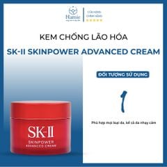 Kem Dưỡng Da SK-II Chống Lão Hóa Skinpower Advanced Cream 15gr Nhật Bản