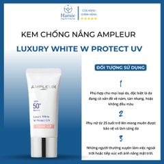 Kem Chống Nắng Giúp Bảo Vệ Da Ampleur Luxury White W Protect UV 30gr Nhật Bản