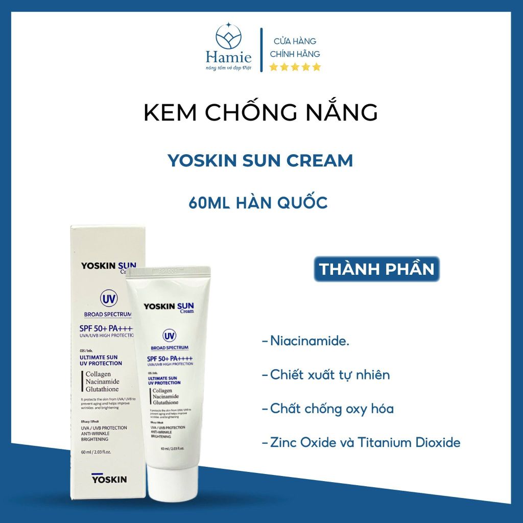 Kem Chống Nắng Yoskin Sun Cream 60ml Hàn Quốc