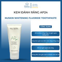Kem Đánh Răng AP24 Nuskin Whitening Fluoride Toothpaste 110gr Mỹ