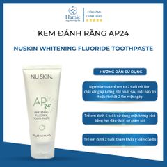 Kem Đánh Răng AP24 Nuskin Whitening Fluoride Toothpaste 110gr Mỹ