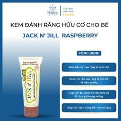 Kem Đánh Răng Trẻ Em Jack N' Jill  Raspberry Úc 50gr