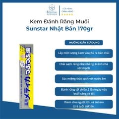 Kem Đánh Răng Muối Nhật Sunstar Nhật Bản 170gr