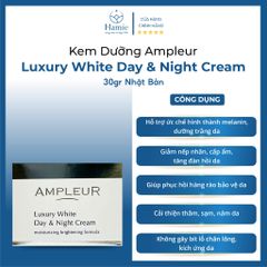 Kem Dưỡng Ampleur Nhật Trắng Da Ngày Và Đêm 30gr