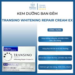 Kem Tái Tạo & Trị Nám Transino Whitening Repair Cream EX 35gr Nhật Bản