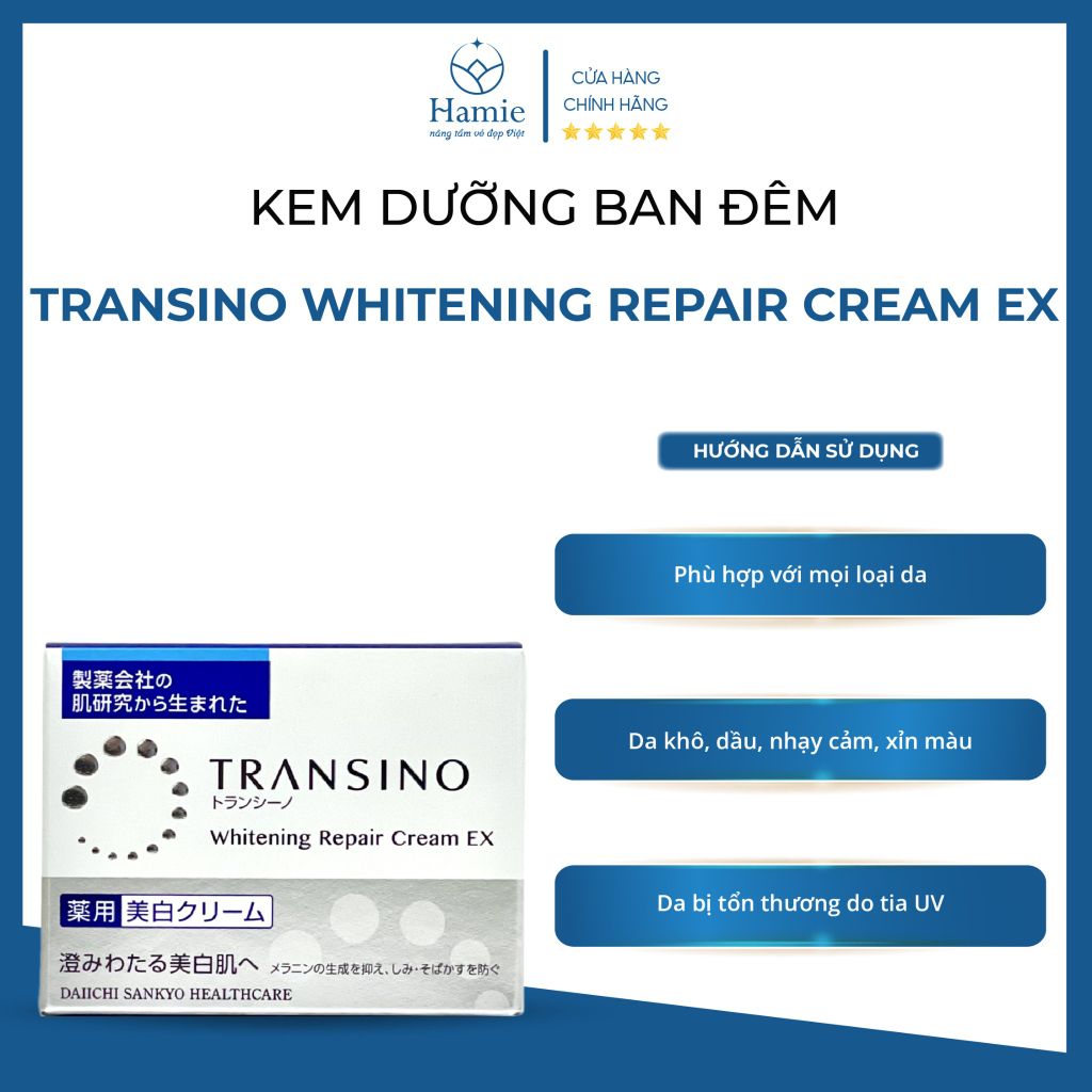 Kem Tái Tạo & Trị Nám Transino Whitening Repair Cream EX 35gr Nhật Bản