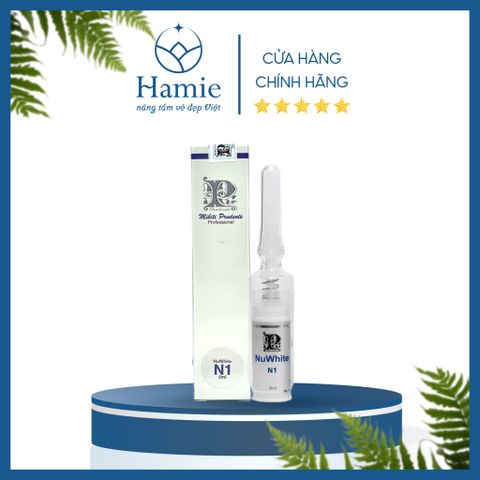 Kem Làm Hồng Nhũ Hoa Mibiti Prudente Nuwhite N1 Tem Xanh 5ml Mỹ