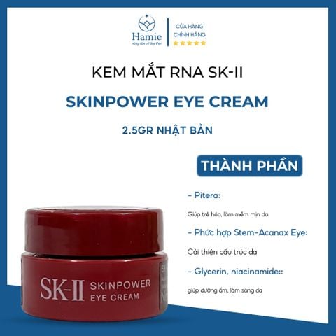 Dưỡng Mắt SK II Skinpower Eye Cream 2.5gr Nhật Bản