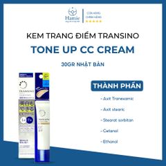 Kem Nền Che Khuyết Điểm Transino Tone Up CC Cream 30gr Nhật Bản