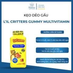Kẹo Dẻo Gấu Gummy L’il Critters MultiVitamin 300 Viên Mỹ