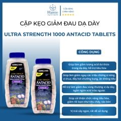 Kẹo Ngậm Bao Tử Ultra Strength 1000 265 Viên Mỹ(2 Chai)