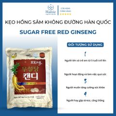 Kẹo Hồng Sâm Không Đường 500gr Hàn Quốc Sugar Free Red Ginseng