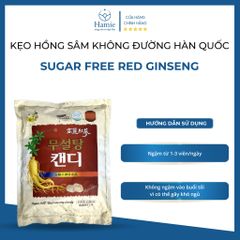Kẹo Hồng Sâm Không Đường 500gr Hàn Quốc Sugar Free Red Ginseng