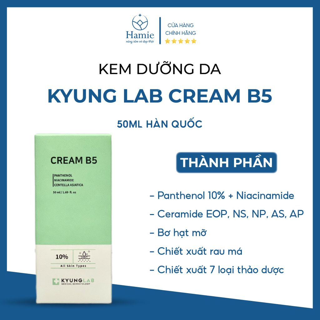 Kem Dưỡng Kyung Lab Cream B5 50ml Hàn Quốc Màu Xanh
