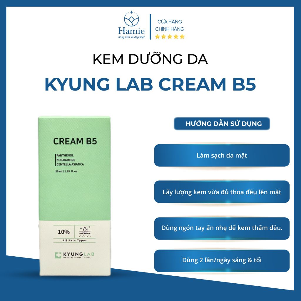 Kem Dưỡng Kyung Lab Cream B5 50ml Hàn Quốc Màu Xanh