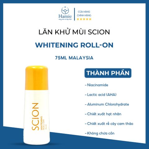 Lăn Khử Mùi Malaysia Scion Brightening Roll On 75ml
