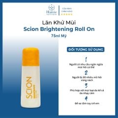 Scion Chính Hãng Lăn Khử Mùi Brightening Roll On 75ml