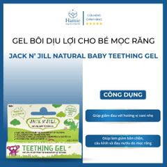 Gel Bôi Jack N’ Jill Dịu Lợi Cho Bé Mọc Răng Natural 15gr Úc