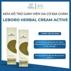 Kem Chàm Leboro Herbal Cream Hỗ Trợ Giảm Viêm Da Cơ Địa 30ml Mỹ