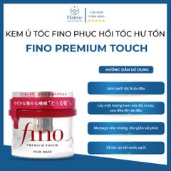 Dầu Dưỡng Tóc Fino Premium Phục Hồi Tóc Hư Tổn 230gr Nhật Bản
