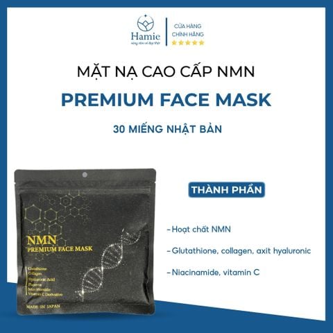 Mặt nạ NMN Premium Face Mask 30 Miếng Nhật Bản