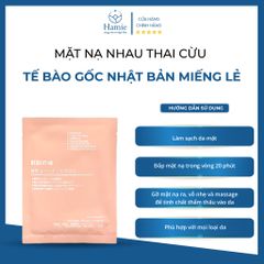 Mặt Nạ Cuống Rốn Nhau Thai Cừu Tế Bào Gốc Nhật Bản Miếng Lẻ