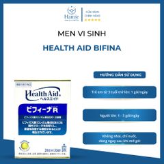 Men Bifina Health Aid Hỗ Trợ Tiêu Hóa 20gr x 20 Gói Nhật Bản