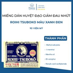 Miếng Dán Huyệt Đạo Giảm Đau Roihi Tsuboko 156 Miếng Nhật Bản