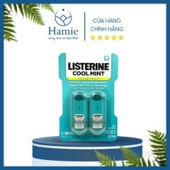 Giấy Ngậm Listerine Thơm Miệng Cool Mint 72 Miếng Của Mỹ