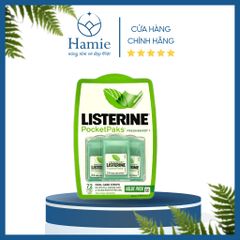 Miếng Ngậm Thơm Miệng Listerine Pocketpaks 72 Miếng Của Mỹ