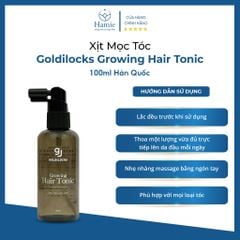 Xịt Mọc Tóc Goldilocks Growing Hair Tonic 100ml Hàn Quốc