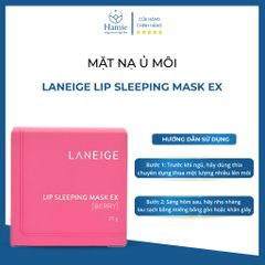 Mặt Nạ Ủ Môi Laneige Lip Sleeping Mask Ex (Berry-Màu Hồng) 20gr Hàn Quốc