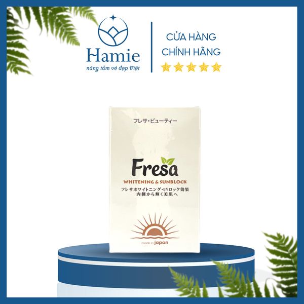 Viên Uống Trắng Da Chống Nắng Fresa Whitening & Sunblock 90 Viên Nhật Bản