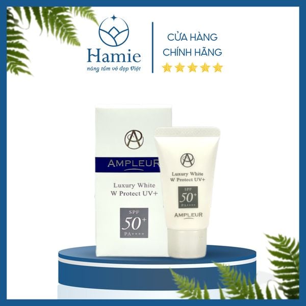 Kem Chống Nắng AMPLEUR Luxury White W Protect 10gr Nhật Bản