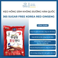 Kẹo Hồng Sâm Hàn Quốc Giảm Cân 365 Sugar Free Korea Red Ginseng 500gr