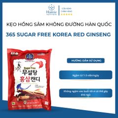 Kẹo Hồng Sâm Hàn Quốc Giảm Cân 365 Sugar Free Korea Red Ginseng 500gr