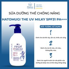 Kem Dưỡng Chống Nắng Hatomugi The UV Milky 250ml Nhật Bản