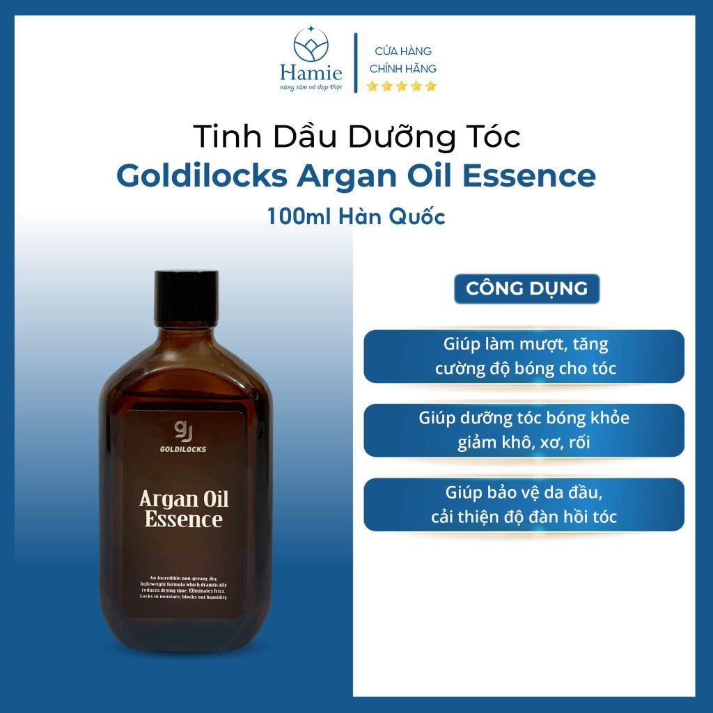 Tinh Dầu Dưỡng Tóc Goldilocks Argan Oil Essence 100ml Hàn Quốc