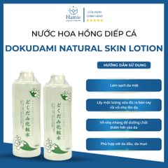 Nước Hoa Hồng Diếp Cá Dokudami Natural Skin Lotion 500ml Nhật Bản