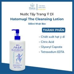 Nước Tẩy Trang Ý Dĩ Hatomugi The Cleansing Lotion 500ml Nhật Bản