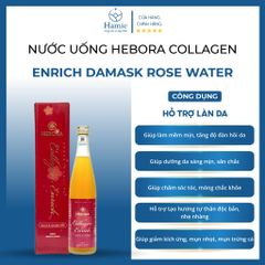 Collagen Hebora Nhật Bản Enrich Damask Rose Water 500ml