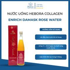Collagen Hebora Nhật Bản Enrich Damask Rose Water 500ml