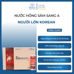 Nước Hồng Sâm Sang A Người Lớn Korean 10ml x 30 Gói Hàn Quốc