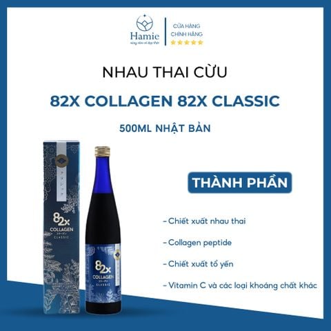 Nhau Thai Cừu 82X Collagen 82X Classic 500ml Nhật Bản
