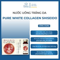 Nước Uống Trắng Da Shiseido Pure White 50ml x 10 Lọ Nhật Bản