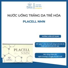 Nước Uống Trẻ Hóa Ty Thể NMN+  Placell 50ml x 10 Lọ Nhật Bản