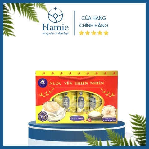Nước Yến Thiên Nhiên Premium 5% Tổ Yến 190ml x 6 Lon Việt Nam