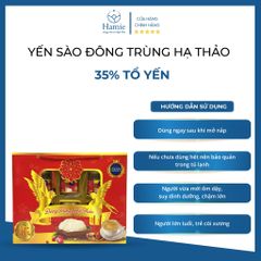 Yến Sào Đông Trùng Hạ Thảo 35% Tổ Yến 70ml x 6 Lọ Việt Nam